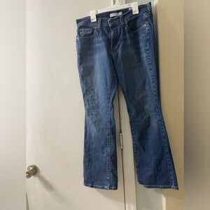 Levi blue boot cut jeans